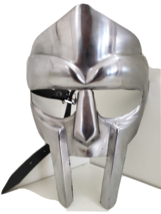 Medieval Steel Gladiator Face Mask Hand Forged Mf Doom Mask Handmade Design - £29.98 GBP