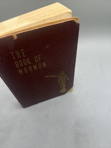 The Book of Mormon, 1950, Copyright 1948, The Hand of Mormon Upon Plates Vintage Item image 14