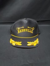 1980s Nashville Trucker Mesh SnapBack Rope Cap Hat UNUSED Country Wester... - $18.49
