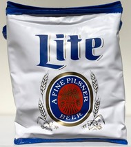 Milwaukee Brewers Cooler Bag Soft Side  Lunch Bag Vinyl Vintage Miller Lite Beer - £11.85 GBP