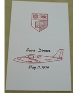 Vintage Program - Sears Dinner - May 11, 1974 - VERY GOOD CONDITION - $3.95