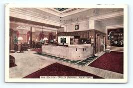 Postcard 1938 New York City, N.Y. Hotel Bristol The Lounge Interior Buy ... - £6.23 GBP