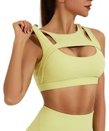 Sports Bra for Women,Sexy Cutout Crop Workout Top Removable Padded Cup (... - £14.55 GBP