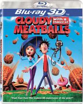 Cloudy with a Chance of Meatballs Animated Movie 3D Blu Ray / NEW / Y FOLD SEALE - £7.11 GBP