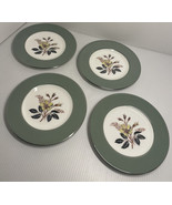 Four Vintage Wedgwood England Greenwood Bone China 6” Bread Butter Side ... - $18.23