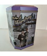 Vtg 1996 HERSHEY, Tin Can, Building A Legacy Canister Series #3, USA 6&quot; ... - $9.89