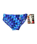 TYR Swimwear Boys Youth Black Logo Nylon Racer Size 24/Medium 8/10 New - $14.99