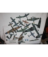WWII Fighter Jet bundle (14) multi-scale vintage war plane parts dec24 #3 - €56,28 EUR