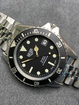  Vintage TAG HEUER 1000 980.013 Black Dial 844 Monnin Dive Watch - £837.37 GBP