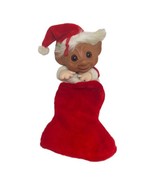 Vintage NORFIN TROLL Christmas Stocking Elf Holiday 1970 Rubber Plush Sa... - $26.18