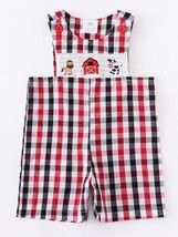 NEW Farm Cow Horse Baby Boys Smocked Boutique Overall Romper Jumpsuit - $16.99
