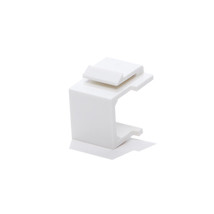 100pcs Snap-in Keystone Blank Insert for Wall Plate White - £17.25 GBP