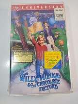 Willy Wonka &amp; The Chocolate Factory VHS 25th Anniversary NEW/Sealed w/ Stickers - £10.38 GBP