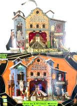 Lemax Spooky Town Dead Doornail Morgue Animated Musical Halloween - $181.98