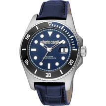 Roberto Cavalli Men&#39;s Classic Blue Dial Watch - RC5G042L0025 - £128.10 GBP