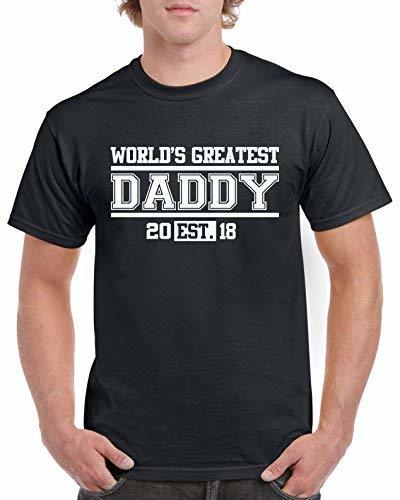 stickerdad World&#39;s Greatest Daddy T-Shirt by (Medium, Black) - $13.85