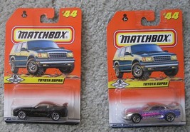 Vintage toy car - Two Matchbox #44 series 6 Toyota SUPRA collectible - £2.33 GBP