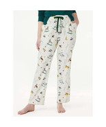 Joyspun Women&#39;s Print Flannel Sleep Pants, Winter White Size XS (0-2 - $24.18 CAD