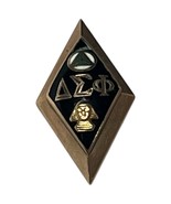 Vintage 1940s Delta Sigma Phi Gold Fraternity Pin Pharoah Lambda Sphinx ... - $2,217.53 MXN