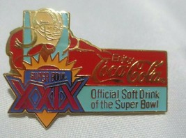 Coca-Cola Super Bowl XXIX  Lapel Pin January 29 1995 - £2.97 GBP
