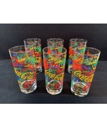 MINT! 6 Coca Cola Drinking Glasses 14 oz. Indiana Glass Co Cups - £17.72 GBP