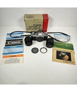 Canon AE-1 Camera W/ 2 FD Lenses 50mm 1.4 + 28mm 2.8 + Original Box Nice... - $268.50 CAD
