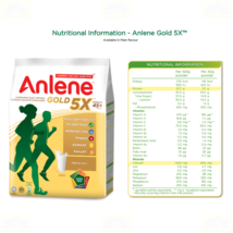 1 X Anlene Gold 5X 1kg Milk Powder for Adult 45+ Stronger Bones - Free Shipping - £38.99 GBP