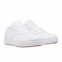 Reebok Ladies&#39; Size 6 Club MEMT Lace-Up Sneaker, White - £29.10 GBP