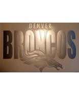 Denver Broncos Vinyl Die Cut Car Decal Sticker 8in - FREE SHIPPING - $14.01