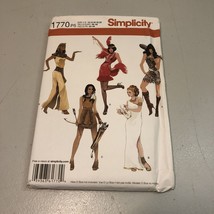 Simplicity 1770 Size 12-20 Misses&#39; Costumes Egyptian Greek Barbarian Fla... - £10.17 GBP