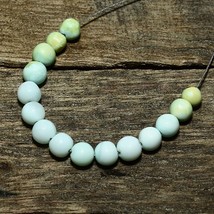15pcs Natural Opal Smooth Round Beads Loose Gemstone Weight 6.45cts Size... - £3.87 GBP