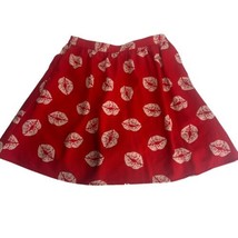 Sam Edelman Women&#39;s Enchanted Kiss Lip Jacquard Skirt Size 2 - $16.82