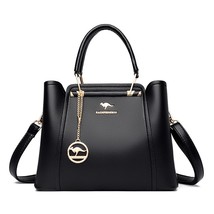 Women Soft Leather Handbags Designer 3 Layers Shoulder Crossbody Bags Ladies Lar - £60.23 GBP