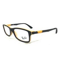Ray-Ban RB1546 3435 Kinder Brille Rahmen Schwarz Gelb Rechteckig 46-16-125 - £25.44 GBP