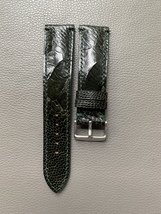 Green Genuine Ostrich Leather Watch Strap Band Custom Size 16 17 18 19 2... - $48.00