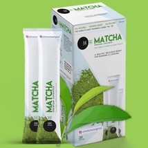 20 sachets Matcha Premium Japanese Detox Antioxidant Burner Natural Green Tea - £19.61 GBP