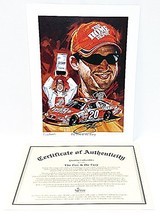 Autographed 2002 Tony Stewart #20 The Home Depot Racing The Fire And The Fury (A - £127.40 GBP