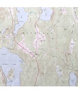 Map Raymond Maine 1981 Topographic Geological Survey 1:24000 27x22&quot; TOPO10 - €38,51 EUR