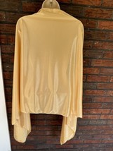 Gold Satin Wrap Shawl Formal Evening Dress Wear Scarf Open Shoulder Eleg... - $13.30