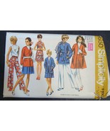 1969 Simplicity Sewing Pattern 8650 Womens Jacket Skirt Blouse Pants Sz ... - £7.46 GBP