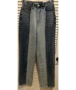 PacSun Eco Two-Tone &#39;90s Boyfriend Jeans Vertical Seam SIZE 26 NWT - $27.01 CAD