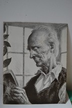 Vintage Art Print  &quot;Portrait of the Old Gentleman &quot; 1940s - £15.56 GBP