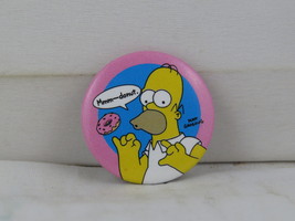 Simpsons Pin - Mmm Donut Homer Simpson - Celluloid Pin  - £11.79 GBP