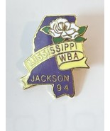 Mississippi WBA 94 Jackson Lapel Pin  Women&#39;s Bowling Association - $26.21 CAD