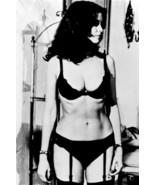 Phyllis Davis huge cleavage in black bra stockings &amp; panties The Choirbo... - £9.20 GBP