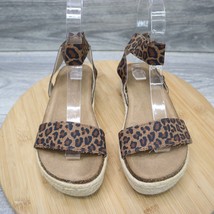 Wonder Nation Sandals shoes Women size 1 Leopard Casual GMWN21AM025-0321 - £14.22 GBP