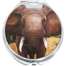 Elephant Close Up Compact with Mirrors - Perfect for your Pocket or Purse - £9.29 GBP