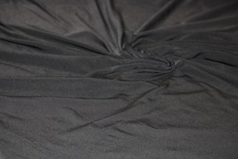 JERSEY MICROFIBER LYCRA ATHLETIC FABRIC 4 WAY STRETCH COLOR BLACK 62&quot; WI... - €3,42 EUR