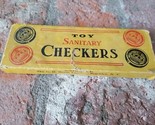 Sanitary Checkers Vintage 24 Plastic Crown Pieces G.H. Harris Co. Brookl... - $23.75