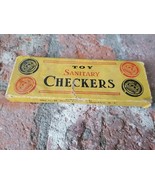 Sanitary Checkers Vintage 24 Plastic Crown Pieces G.H. Harris Co. Brookl... - £18.77 GBP